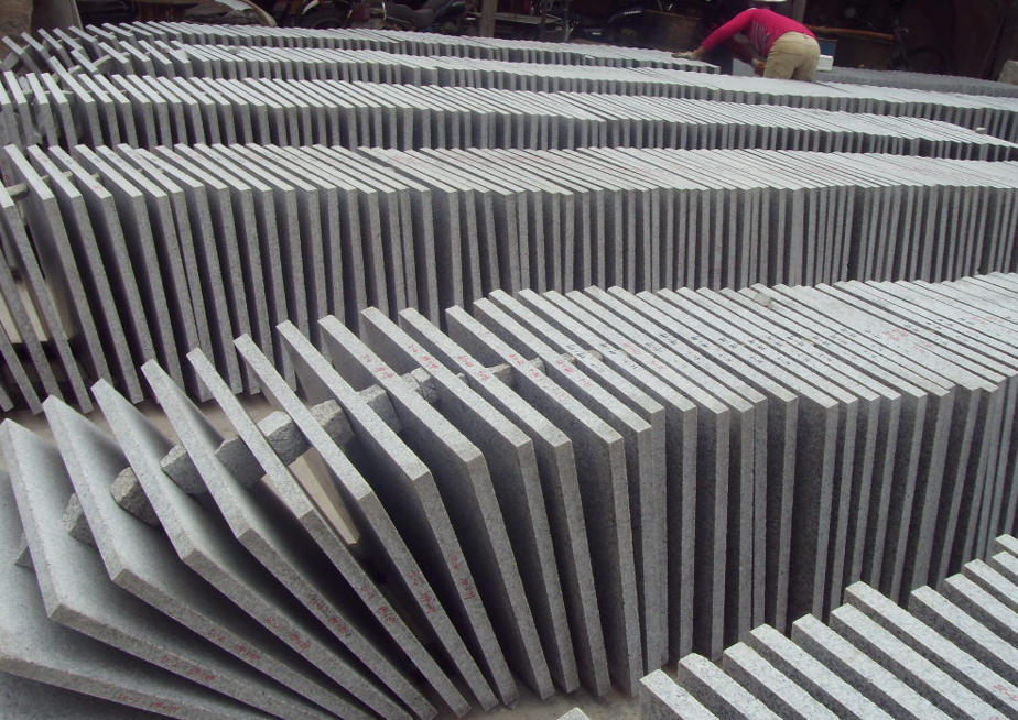 Granite floor tile dry lay inspection for commercial flooring project quality control Granite floor tile dry lay inspection for commercial flooring project quality control